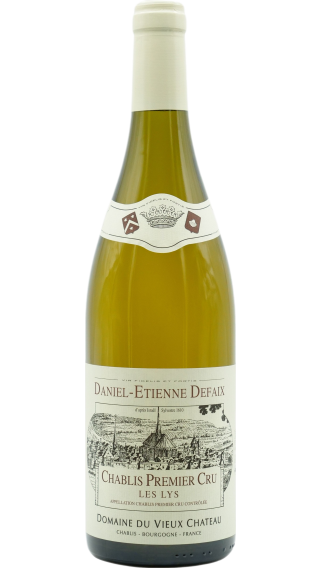 Bottle of Domaine Daniel-Etienne Defaix Chablis Premier Cru Les Lys 2011 wine 750 ml