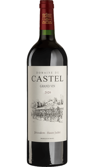 Bottle of Domaine du Castel Grand Vin 2020 wine 750 ml