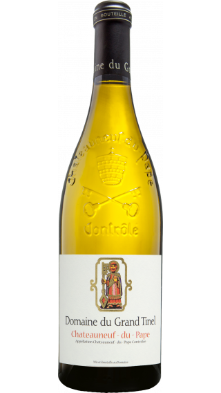 Bottle of Domaine du Grand Tinel Chateauneuf Du Pape Blanc 2019 wine 750 ml