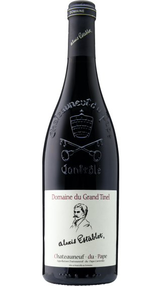Bottle of Domaine du Grand Tinel Cuvee Alexis Establet Chateauneuf Du Pape 2020 wine 750 ml