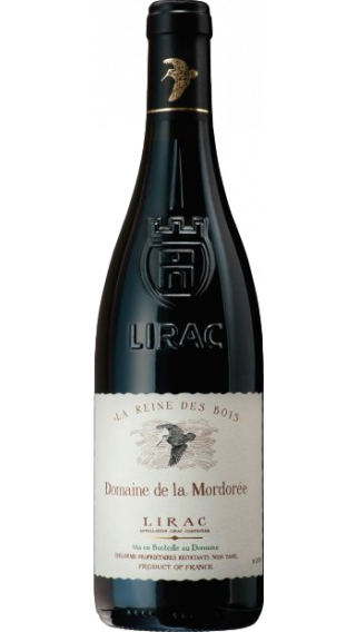 Bottle of Mordoree Lirac Rouge La Reine des Bois 2017 wine 750 ml