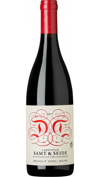 Bottle of Dorli Muhr Samt & Seide Blaufrankisch 2017 wine 750 ml