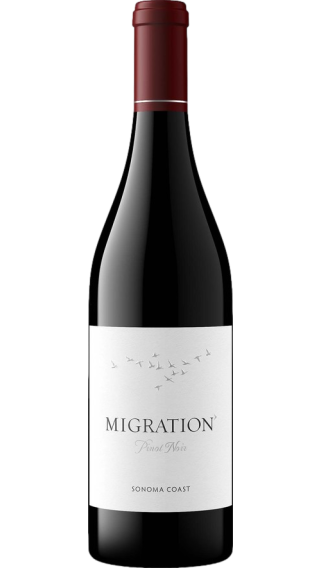 Bottle of Duckhorn Migration Sonoma Coast Pinot Noir 2020 wine 750 ml