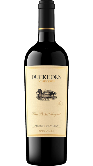 Bottle of Duckhorn Three Palms Cabernet Sauvignon 2017 wine 750 ml