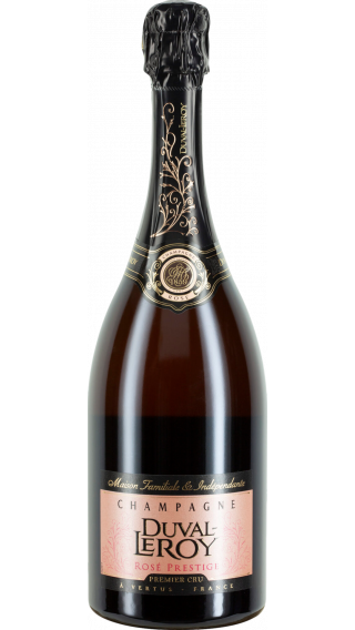 Bottle of Champagne Duval-Leroy Rose Prestige Premier Cru wine 750 ml