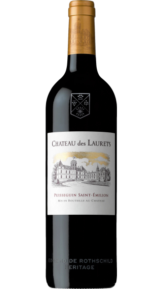 Bottle of Edmond de Rothschild Chateau des Laurets 2017 wine 750 ml