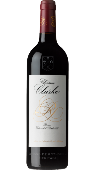 Bottle of Edmond de Rothschild Chateau Clarke Kosher 2020 wine 750 ml
