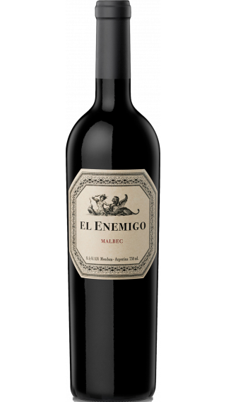 Bottle of El Enemigo  Malbec 2017 wine 750 ml