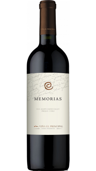 Bottle of El Principal Memorias 2017 wine 750 ml