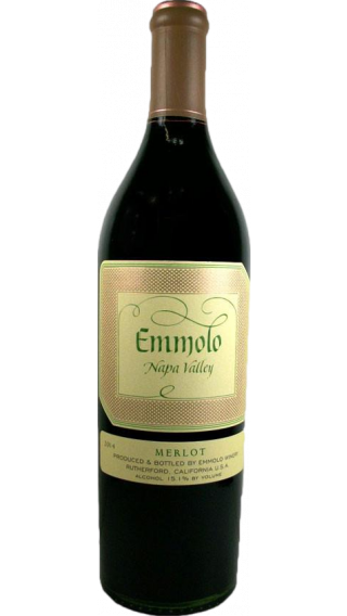 Bottle of Emmolo Merlot 2016 wine 750 ml