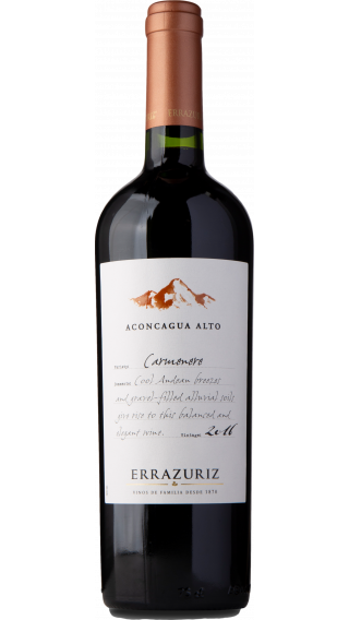 Bottle of Errazuriz Aconcagua Alto Carmenere 2019 wine 750 ml