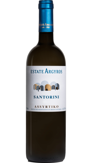 Bottle of Estate Argyros Assyrtiko 2022 wine 750 ml