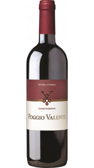 Bottle of Fattoria Le Pupille Poggio Valente 2017 wine 750 ml
