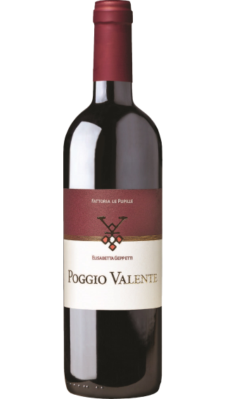 Bottle of Fattoria Le Pupille Poggio Valente 2021 wine 750 ml