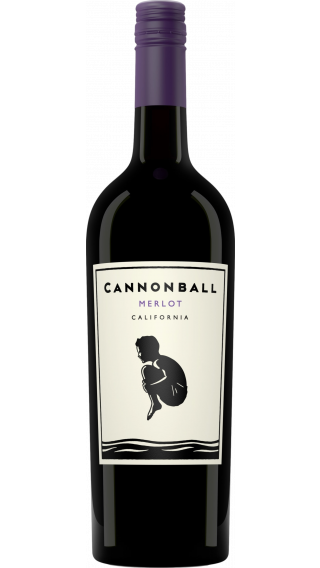 Bottle of Cannonball Merlot 2016 wine 750 ml