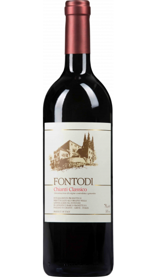 Bottle of Fontodi Chianti Classico 2016 wine 750 ml