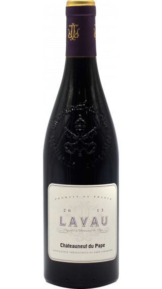 Bottle of Lavau Chateauneuf du Pape 2013 wine 750 ml