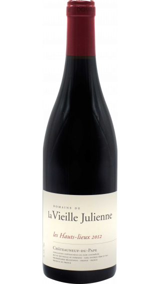 Bottle of Vieille Julienne Chateauneuf du Pape les Hauts Lieux 2012 wine 750 ml