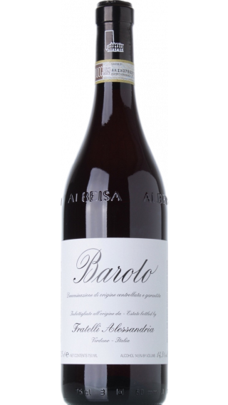 Bottle of Fratelli Alessandria Barolo 2012 wine 750 ml