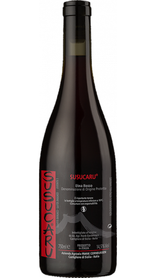 Bottle of Frank Cornelissen Susucaru Rosso 2020 wine 750 ml