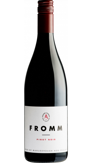 Bottle of Fromm Pinot Noir 2018 wine 750 ml