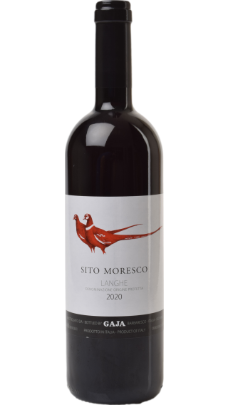 Bottle of Gaja Sito Moresco 2020 wine 750 ml