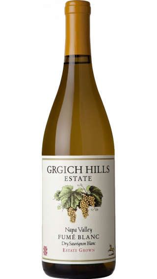 Bottle of Grgich Hills Fume Blanc 2017 wine 750 ml