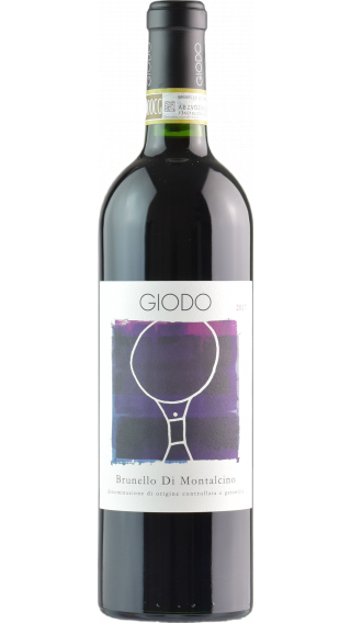 Bottle of Giodo Brunello di Montalcino 2017 wine 750 ml