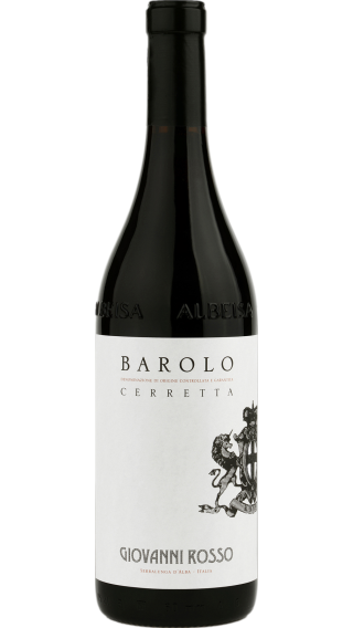 Bottle of Giovanni Rosso Barolo Cerretta 2018 wine 750 ml