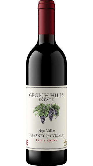Bottle of Grgich Hills Cabernet Sauvignon 2018 wine 750 ml
