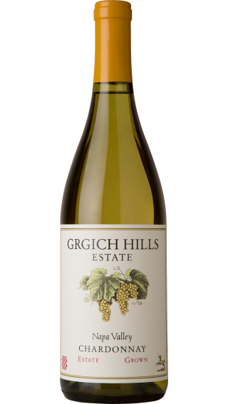 Bottle of Grgich Hills Chardonnay 2020 wine 750 ml