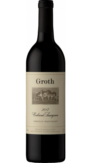 Bottle of Groth Cabernet Sauvignon 2017 wine 750 ml