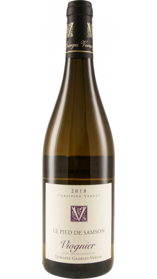 Bottle of Georges Vernay Viognier Le Pied de Samson 2018 wine 750 ml