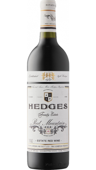 Bottle of Hedges Family Red Mountain Blend 2019 wine 750 ml
