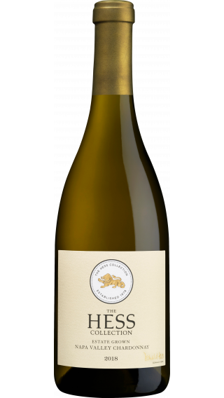 Bottle of Hess Napa Valley Chardonnay 2019 wine 750 ml
