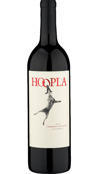 Bottle of Hoopla California Cabernet Sauvignon 2016 wine 750 ml