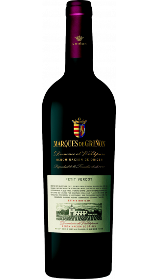 Bottle of Marques de Grinon Petit Verdot 2014 wine 750 ml