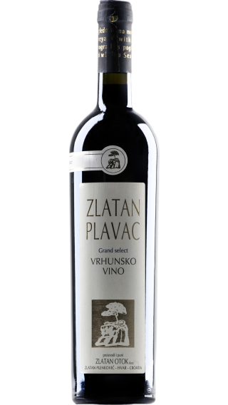 Bottle of Zlatan Otok Grand Plavac 2018 wine 750 ml