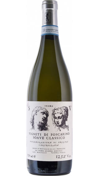 Bottle of Inama Vigneti di Foscarino Soave Classico 2016 wine 750 ml