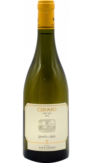 Bottle of Antinori Cervaro della Sala 2015 wine 750 ml