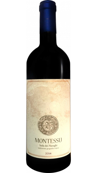 Bottle of Agricola Punica Montessu 2015 wine 750 ml