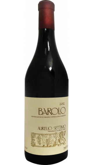 Bottle of Aurelio Settimo Barolo 2012 wine 750 ml