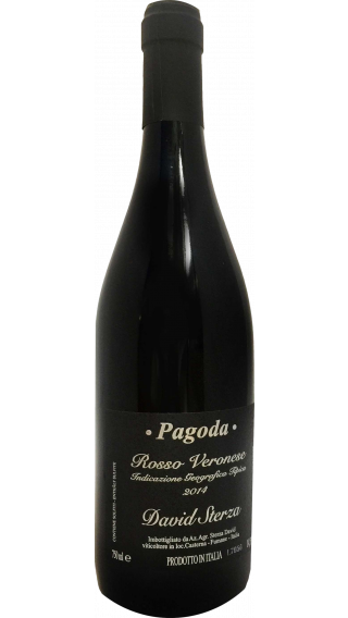 Bottle of David Sterza Pagoda 2015 wine 750 ml