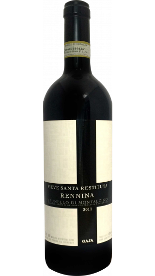 Bottle of Gaja Rennina Brunello di Montalcino 2011 wine 750 ml