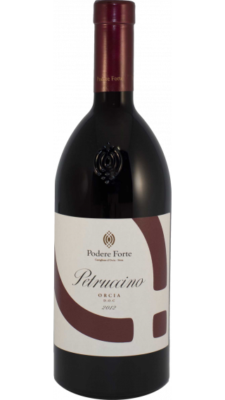 Bottle of Podere Forte Petruccino 2015 wine 750 ml