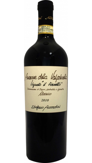 Bottle of Stefano Accordini Amarone Fornetto 2010 wine 750 ml