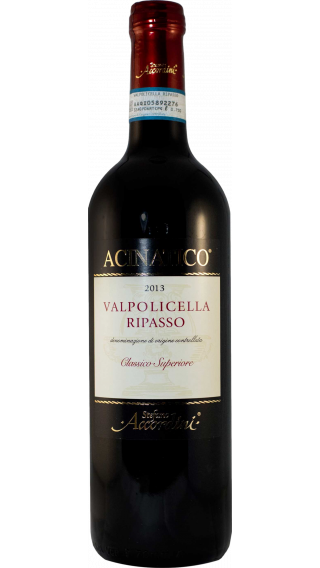 Bottle of Stefano Accordini Valpolicella Ripasso Acinatico Classico Superiore 2013 wine 750 ml