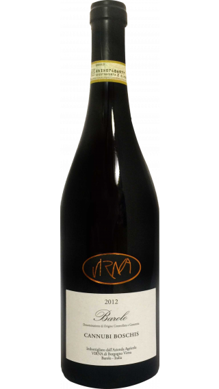 Bottle of Virna Barolo Cannubi Boschis 2012 wine 750 ml