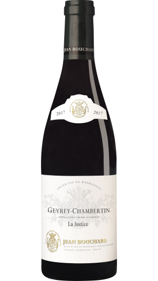 Bottle of Jean Bouchard Gevrey-Chambertin La Justice 2017 wine 750 ml