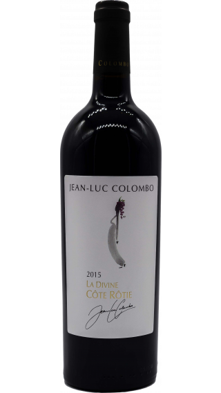 Bottle of Jean-Luc Colombo Cote Rotie La Divine 2015 wine 750 ml